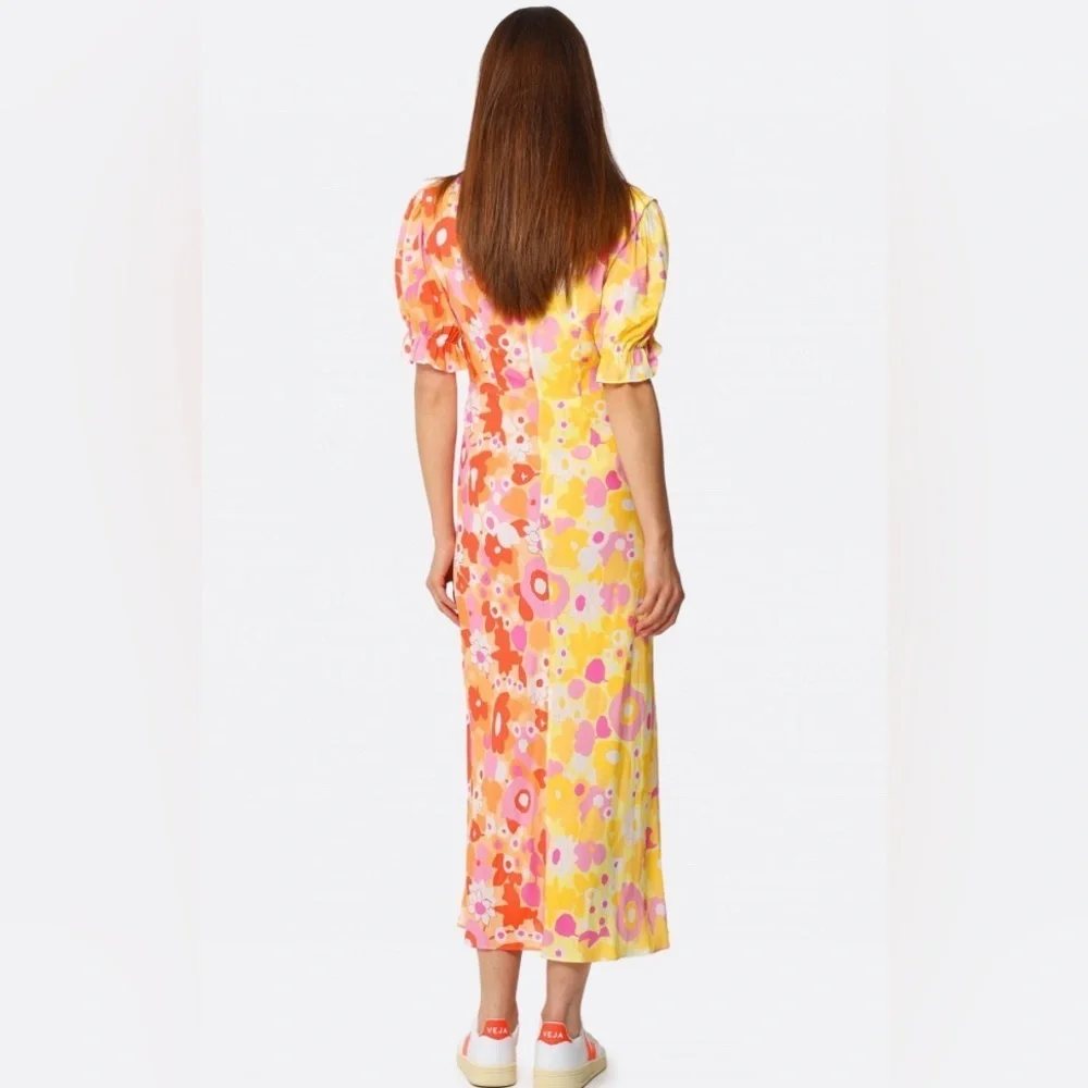 Rixo Ariel Ruffle Maxi Dress, Size XXS (2) - Picture 5 of 16